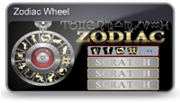 Fun Scratch Games - Zodiac Wheel